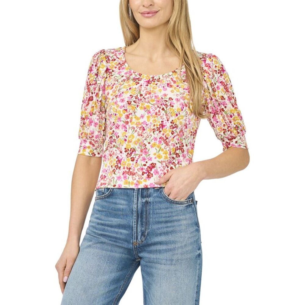 Cece Womens  Knit Top, White